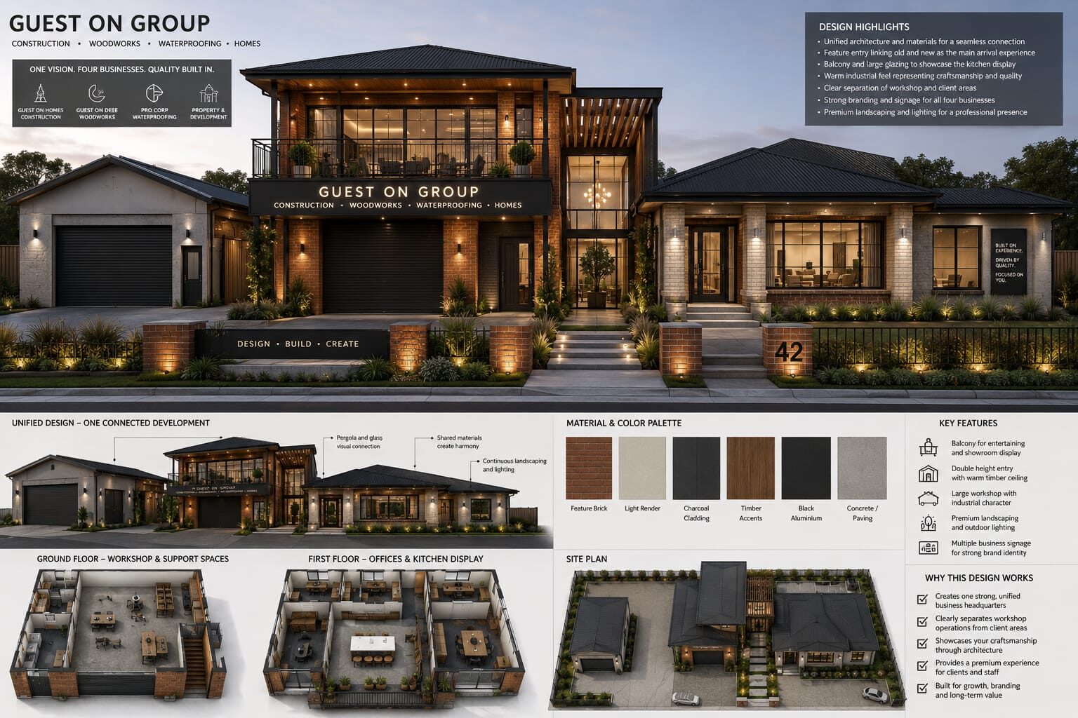 Guest On Group new headquarters concept render